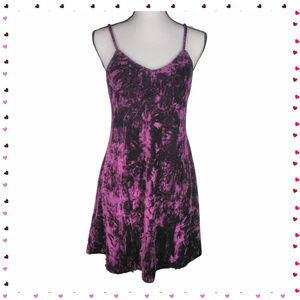 Crushed Velvet Purple Dress size M Angie Nordstrom